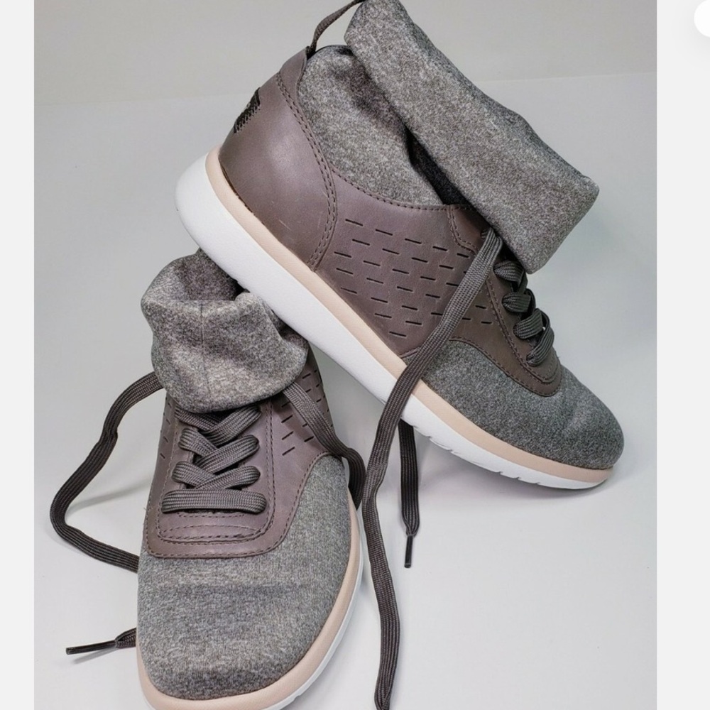 Gray Ugg sneaker boots